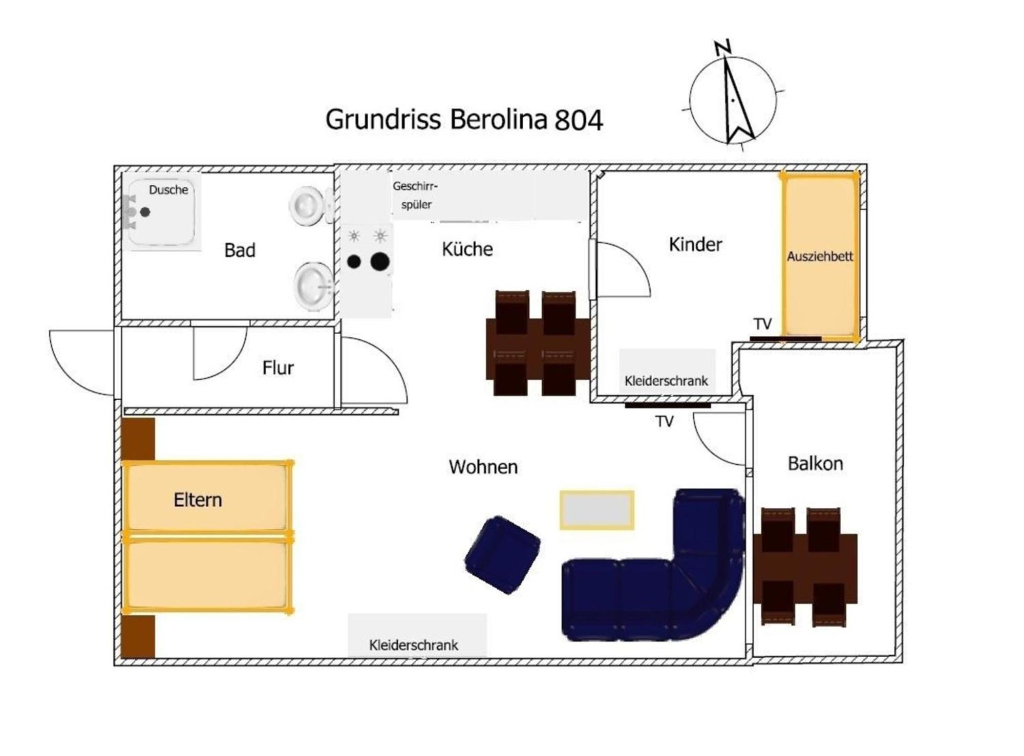 Berolina 804 Penthouse Mit Meerblick Dahme  Extérieur photo